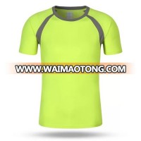 China unisex gym clothing round hem sport t shirts available custom printing