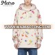 Wholesale Plain Hoodies Custom Printing Made 72%Polyester and 28% Cotton Hoodie